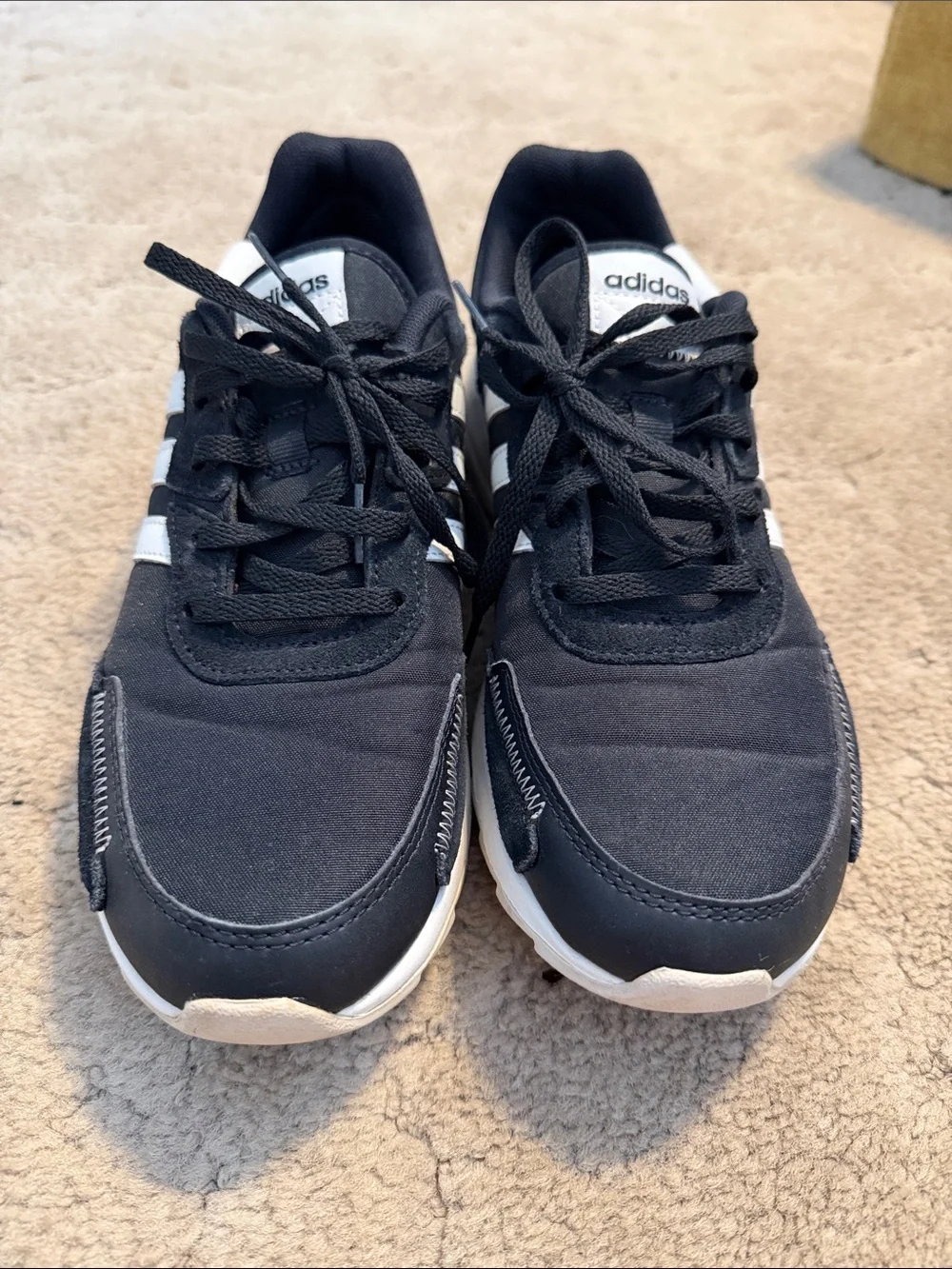 adidas Black and White Classic Trainers